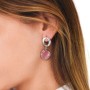 Orecchini pendenti con cristalli rosa [b4a07efe]