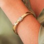 Bracciale rigido con quadrato di zirconi [9e2f68f4]