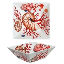 Taitù MARE Ciotola quadrata media 15.5×15.5cm [740c6878]