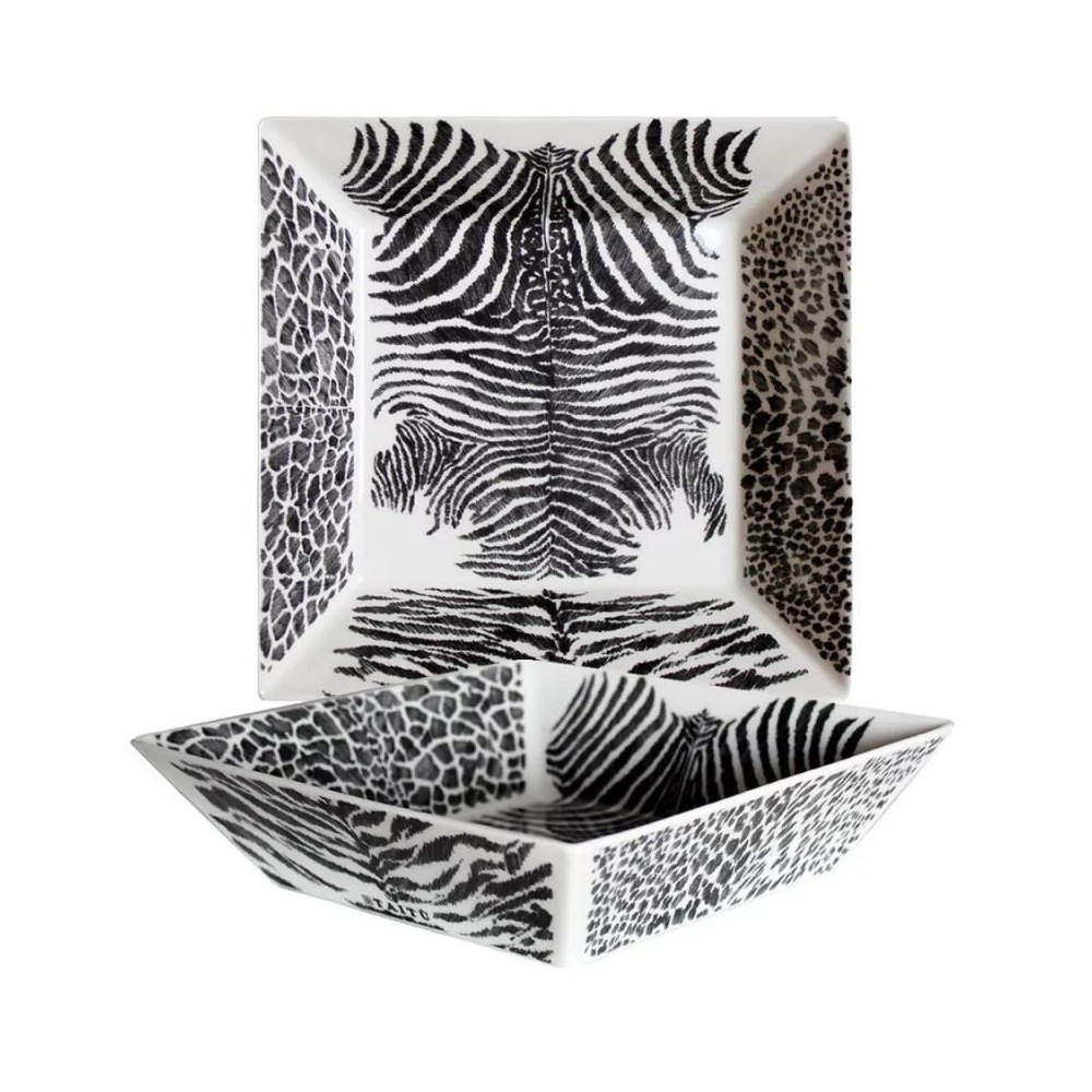 CIOTOLA QUADRATA GRANDE TEXTURE 23,5 CM - WILD SPIRIT [83e6ee5d]