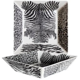 CIOTOLA QUADRATA GRANDE TEXTURE 23,5 CM - WILD SPIRIT [83e6ee5d]