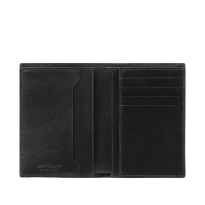 Portafoglio in Pelle Nera Meisterstück 4 Scomparti Montblanc 198317 [2599f78e]