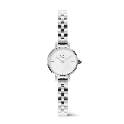 Orologio Petite Mini Arch 3-link White Silver [72736b58]