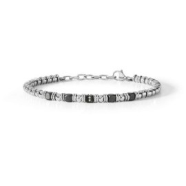 Bracciale District onice nero e zirconi bianchi [3f22a00d]