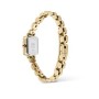 Orologio Quadro Mini Arch 3-link White Sunray Gold Daniel Wellington [2cf9f054]