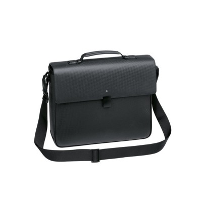 Cartella Montblanc Extreme Black a Soffietto Singolo 111134 [26484d90]