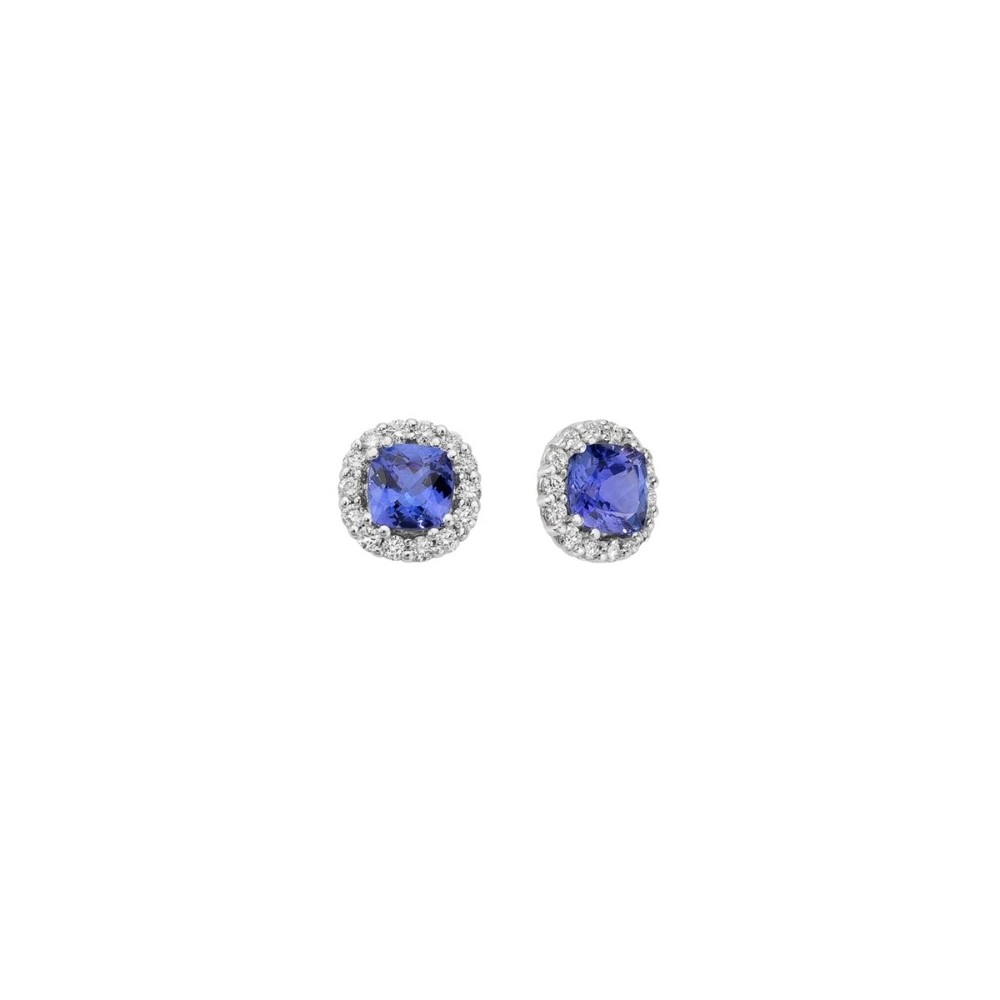 Orecchini Tanzanite e Diamanti [a0fc707b]