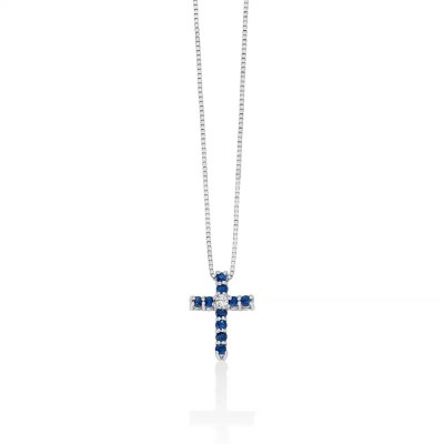 Collana Croce Rubini [9c386d26]