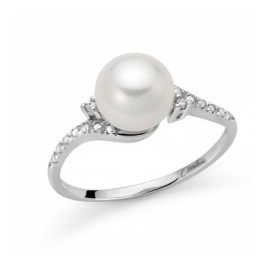 Anello Perla e Diamanti [ad249894]