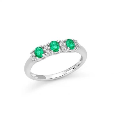 Anello Smeraldi e Diamanti [8e617eb6]