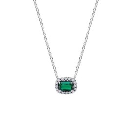 Collana Punto Luce Rettangolo Verde [7d6f35bc]