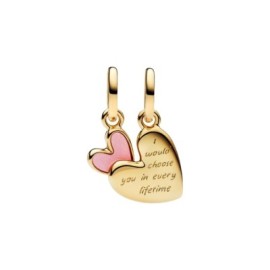 Charm Pendente Unione di Cuori Mamma e Figlia divisibile [ac155fd3]