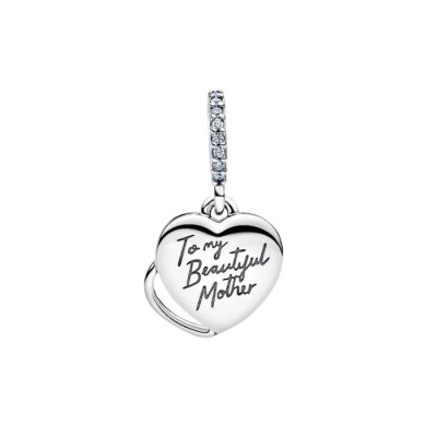 harm Pendente Doppio Cuore Mamma Sei Bellissima [69817ed9]