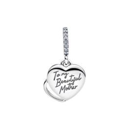 harm Pendente Doppio Cuore Mamma Sei Bellissima [b0a73dd4]