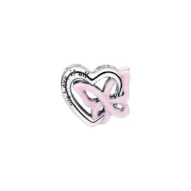 Charm Openwork Cuore e Farfalla [67d8cfda]