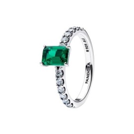 Anello Taglio Baguette Verde [80918809]