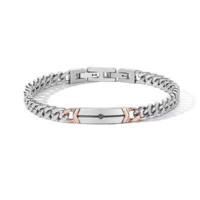 Bracciale Acciaio Pvd oro rosa [9a531ed5]