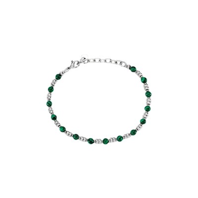 Bracciale Man Code Acciaio Malachite [df5194d9]