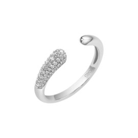 Anello Contrarie Silver Shine Argento Rodiato Cubic Zirconia [11a50843]