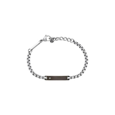 Bracciale Con Targhetta Man Code Acciaio Bicolore [5c0a101e]