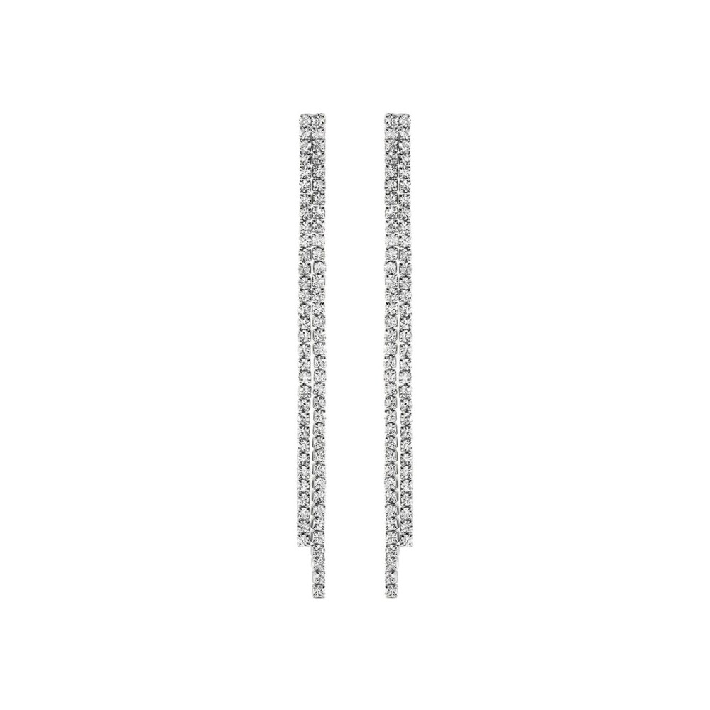 Orecchini Pendenti Tennis Romantic Shine Metallo Cristallo [bd58577f]