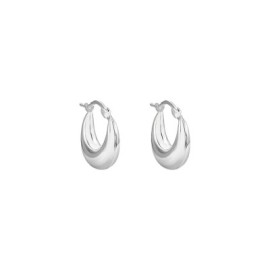 Orecchini A Cerchio Silver Collection Argento Rodiato [204d2ca9]