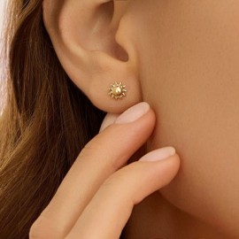 Orecchini Lobo Bon Ton Oro Giallo [9cc2050a]