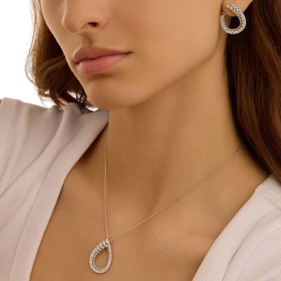 Collana Silver Shine Argento Rodiato Cubic Zirconia [6b32c569]