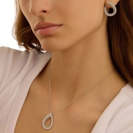 Collana Silver Shine Argento Rodiato Cubic Zirconia [6b32c569]