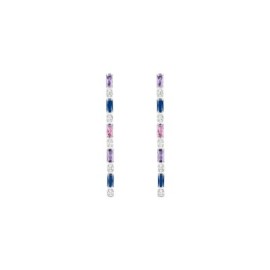 Orecchini Pendenti Tennis Romantic Shine Ottone Cristallo [1b7bf376]