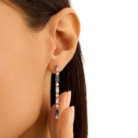 Orecchini Pendenti Tennis Romantic Shine Ottone Cristallo [c25db07b]