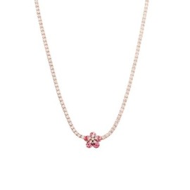 Collana Romantic Shine Ottone Rosa Cristallo [98fa96b3]