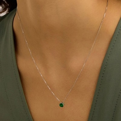 Collana Punto Luce Silver Rainbow Argento Rodiato Cubic Zirconia [c7d825cd]