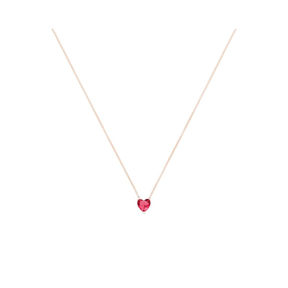 Collana Punto Luce Silver Rainbow Argento Rosa Cubic Zirconia [4828d4ae]