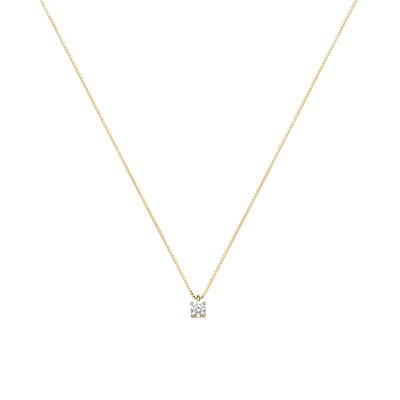 Collana Punto Luce Claire Oro Giallo Cubic Zirconia [f6a82f7c]