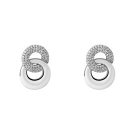 Orecchini Lobo Silver Shine Argento Rodiato Cubic Zirconia [8e6d5627]