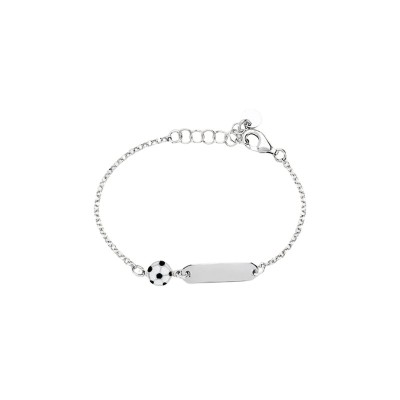 Bracciale Con Targhetta Silver Baby Argento Rodiato [b0516d48]