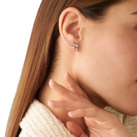 Orecchini Lobo Bon Ton Oro Giallo Cubic Zirconia [d475a960]