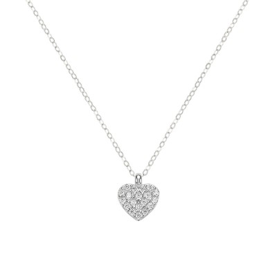 Collana Claire Oro Bianco Cubic Zirconia [64114b1e]