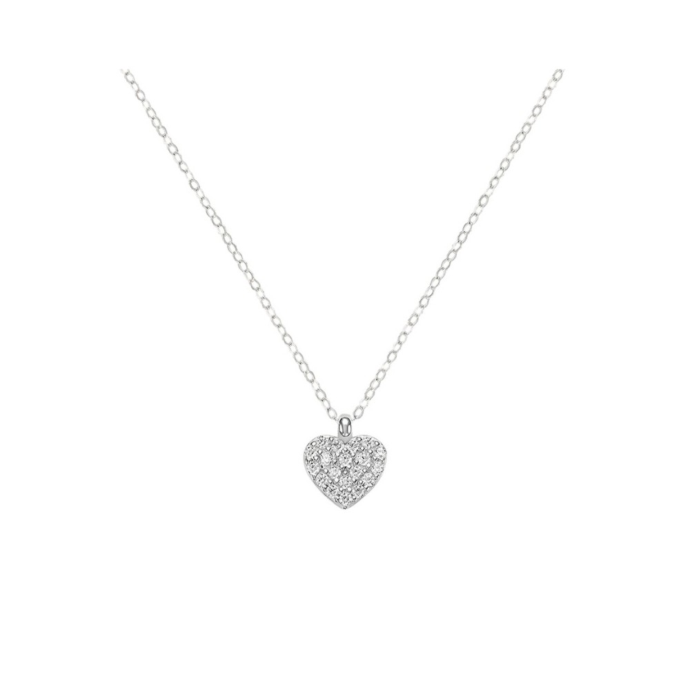 Collana Claire Oro Bianco Cubic Zirconia [64114b1e]