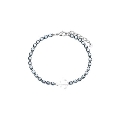 Bracciale Man Code Acciaio Ematite [8811d60e]