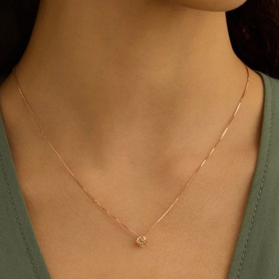 Collana Punto Luce Silver Rainbow Argento Rosa Cubic Zirconia [b7f03cfc]