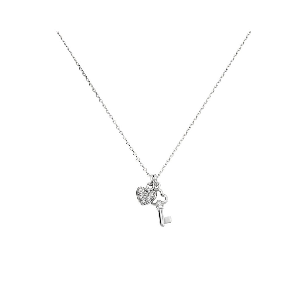 Collana Silver Moments Argento Rodiato Cubic Zirconia [9dae9d9f]