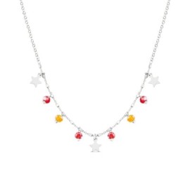 Collana Silver Collection Argento Rodiato Pietra sintetica [b0a7e4c3]