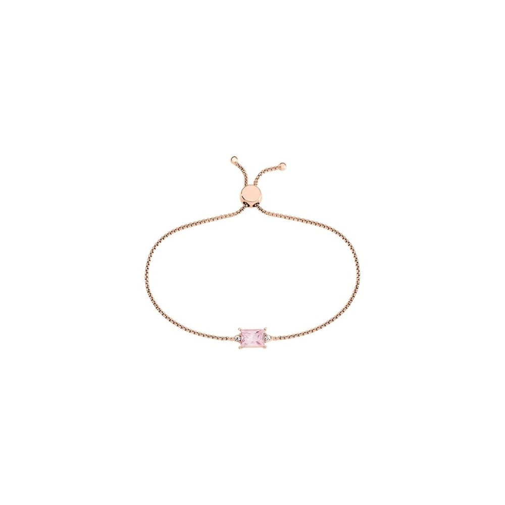 Bracciale Punto Luce Violet Ottone Rosa Cristallo [827e4dc0]