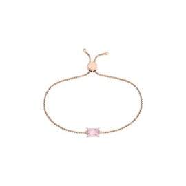 Bracciale Punto Luce Violet Ottone Rosa Cristallo [827e4dc0]