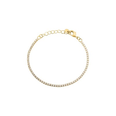 Bracciale Tennis Romantic Shine Metallo Dorato Cristallo [a1cc13e3]