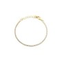 Bracciale Tennis Romantic Shine Metallo Dorato Cristallo [a1cc13e3]