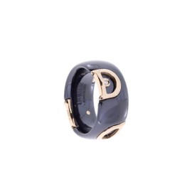 Anello Damiani D.Icon Ceramica Oro Rosa [6a78c8f6]