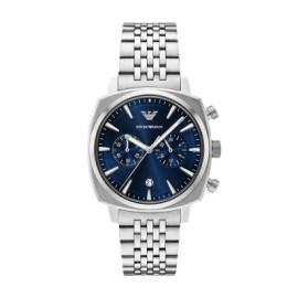 Orologio Armani in acciaio quadrante quadrato di colore blu AR11688 [7c94227f]